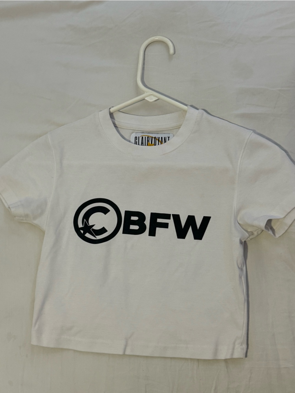 BFW Logo White Crop Top